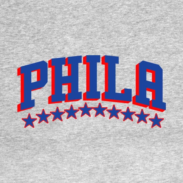 Sixers - Phila (Blue and Red) by scornely